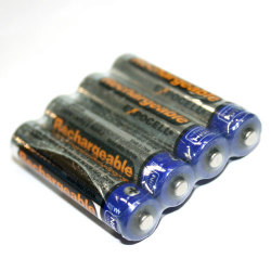 AAA Size 1000Mah Rechargeable Batteries (4pc / Pack)