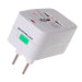 White Universal Multifunction Power Converter Travel Adapter
