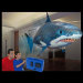 2-Channel Remote Control Air Swimmers Inflatable Flying Shark