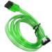 LinkDepot 39" UV With Locking Latch SATA Cable (Green)
