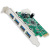 USB 3.0 4-port PCI-Express Controller Card, VIA VL800 Chipset