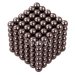 216 PC Set 5mm Black Magnetic Balls