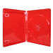 PS3 / Blu-Ray 14mm Single Red Blu-Ray DVD Case