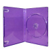 14mm Single Purple XBOX DVD Cases with Insert Tabs