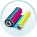 Three Panel Color Ribbon - CMY - for Everest Printer