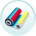 Four Panel Color + White Ribbon for Everest Printer
