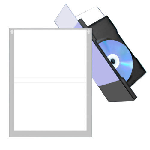 Glossy 14mm DVD Case Inserts (Professional Photographic DVD Case Insert)