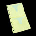 CD/DVD Double-Sided Yellow Refill Sleeve holds 4 Discs