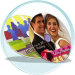 CD/DVD Labels - Glossy White  (40 labels per box)
