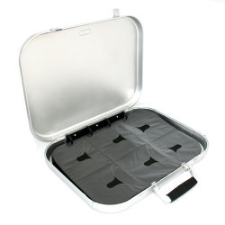 180 Capacity CD/DVD Portable Briefcase Included Sleeves