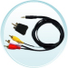 AV400 Travel Cable Kit, AV In/Out
