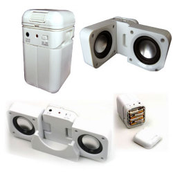 Fold-Up Amplified Aluminum Speaker