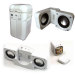 Fold-Up Amplified Aluminum Speakers
