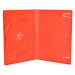 14mm Orange Red Standard Single DVD Case