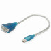 SABRENT 1ft USB to Serial (9-pin) DB-9 RS-232 Adapter