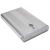 2.5" Silver Aluminum External Enclosure with IDE to USB 2.0 Interface