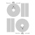 22mm Laser / Inkjet Matte White CD Label