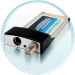 TV Tuner - FM Radio & Video Capture PCMCIA Cardbus Card with Remote