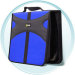 CD Wallet in 320 Capacity Royal Blue