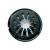 Adhesive DVD/CD Mounting Hub - Black