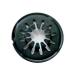 Adhesive DVD/CD Mounting Hub - Black