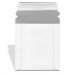 5 5/8 X 6 1/2  Tape, and Seal White Board CD Mailer With Flap