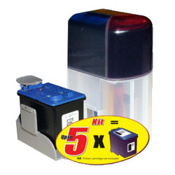 "Lexmark 10N0016, 10N0217, 18L0032 and Dell T0529, 7Y743 Acujet Automatic Refill Black Ink System"