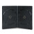 5MM Black Ultra Slim Double DVD Case
