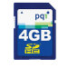 PQI 4GB SDHC Secure Digital High Capacity Class 6 Retail