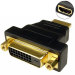HDMI Male to DVI Female molded adapter