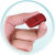 Bluetooth Headset - Samsung WEP200 Red Wireless