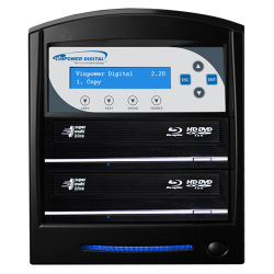 Hard Drive To 2 Target Duplicator with 12X LG Blu-ray Burner and 500G Hard  Drive & USB 3.0 Multi-File CopyConnect
