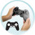 PS3 Controller Skinz - Black (MOV588730)