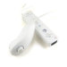 Remote Control Nunchuk Silicone Skin for Nintendo Wii - White