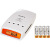 Super Quick Charger LCD Comboset Plus 4AA Ni-MH Rechargeable Batteries