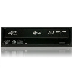Black Blu-ray/HD DVD-Rom LightScribe Sata DVD+/-R/RW Drive in Retail