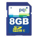 PQI 8GB SDHC Secure Digital High Capacity Class 6 Retail