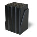 Black Leather CD Folder with Stand (4 folder per set, 48 Capacity each, Total 192 Capacity)