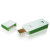 2GB White/Green USB Flash Drive - i221 Model
