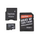 2GB MicroSD Card with SD and miniSD Adapters Retail