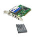 ATSC & Digital HDTV/Analog TV Tuner PCI Card with Remote Control