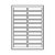 20 Per Sheet 1" X 4" 2000 NEATO Address Labels - Compatible with Avery 5161