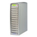 Xerox 1 To 11 Target DVD Duplicator with 20X DVD+/-R/RW/8X Double Layer DVD+/-R/CD Burner and 160GB Hard Drive in Silver Casing