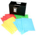 Hipce Black Faux Leather Filing Tote Including 12 Hanging Files (4 CDs each Hanging File)