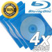 Blaze 4X Blu-Ray (BD-R) Single Layer 25GB Blank Media with Blu-ray DVD Case