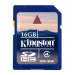 KINGSTON 16GB SDHC Secure Digital High Capacity Class 4 Retail