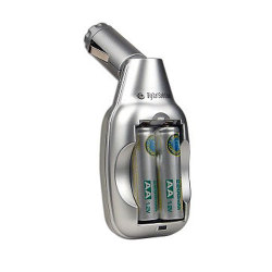 Shop4Tech.com:Digital Camera AA/AAA Battery Car Charger w/2 AA 2200mAh Ni-MH Rechargeable Batteries (Mfr# DSRC120) only $4.61 + shipping