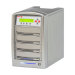 Xerox 1 To 3 Target LightScribe DVD Duplicator with 20X DVD+/-R/RW/8X Double Layer DVD+/-R/CD Burner and 160GB Hard Drive in Silver Casing