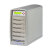 1 To 5 Target LightScribe DVD Duplicator with 20X DVD+/-R/RW/8X Double Layer DVD+/-R/CD Burner and 160GB Hard Drive in Silver Casing