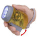 3 LED Squeeze Yellow Torch Flashlight - Battery Free